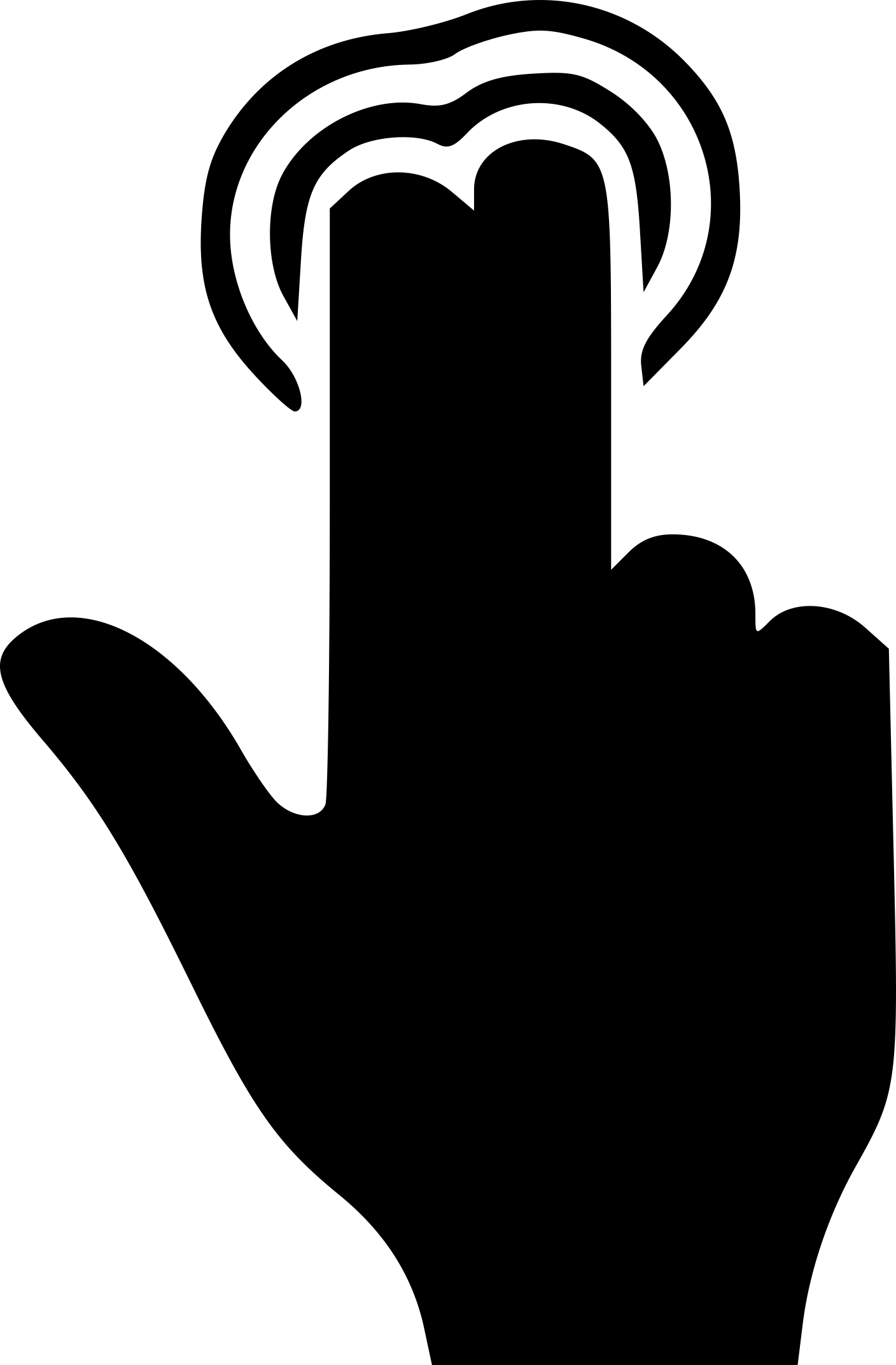 Gui Gesture Two Finger Touch Vinyl Svg File Free Vectors